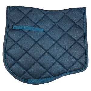 Glitter Dressage Saddlecloth Pony - Dark Green