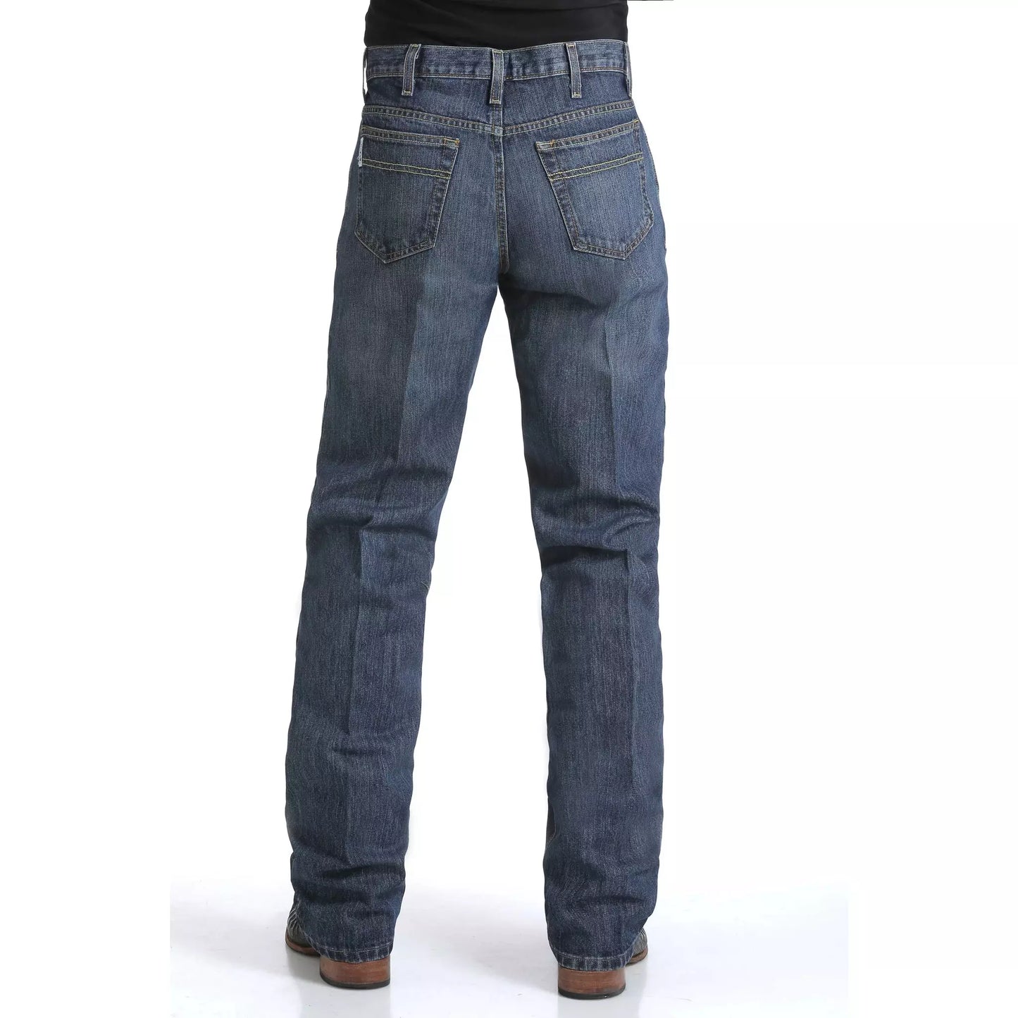 Cinch - 38" Leg Men’s White Label Relaxed Fit Jeans – Dark Stonewash