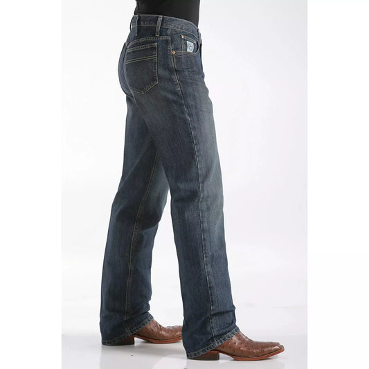 Cinch - 38" Leg Men’s White Label Relaxed Fit Jeans – Dark Stonewash