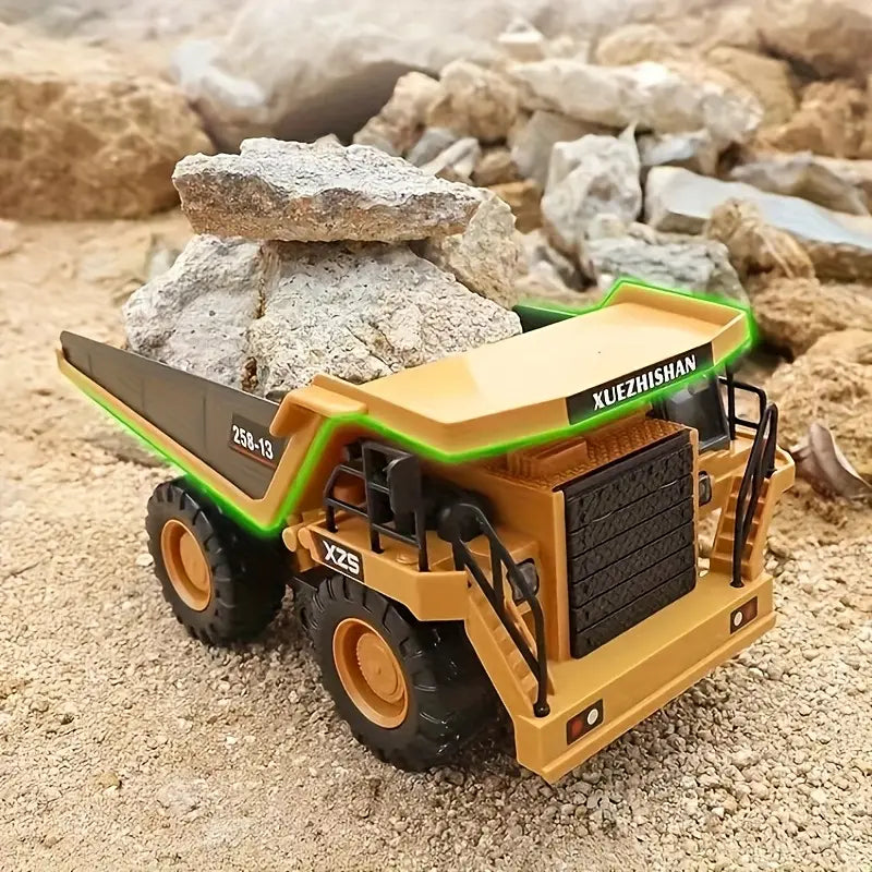 Heavy Machinery Dump Truck Model – Yellow