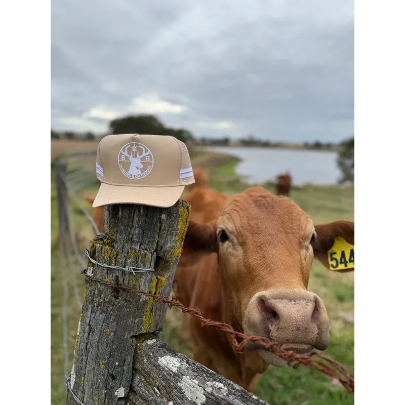 Beige BKB Trucker Cap
