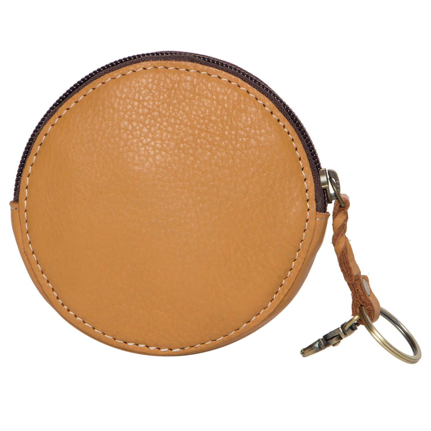 Tooling Leather Round Purse