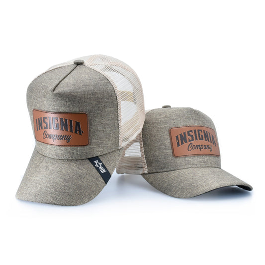 Finley – High Profile Linen Trucker Hat