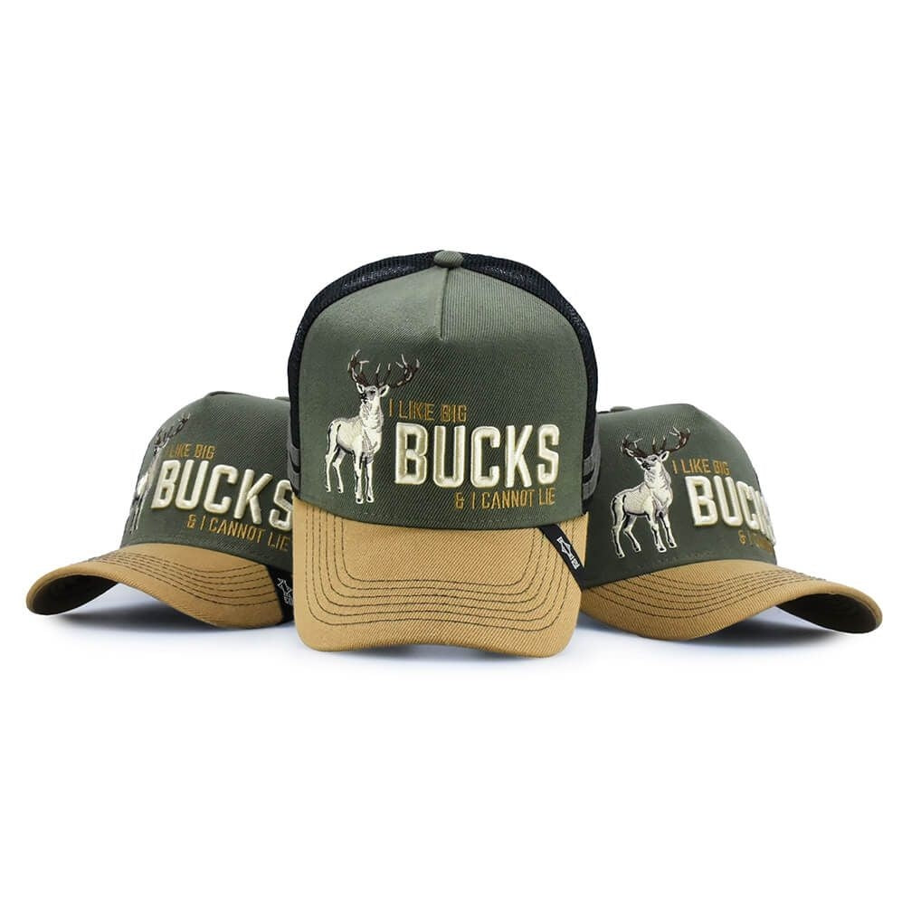 Big Bucks – High Profile Trucker Hat