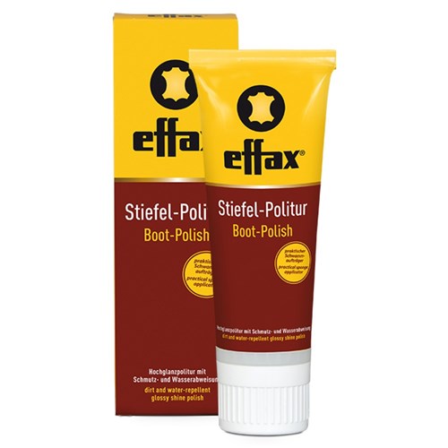 Effax Leather Boot Polish Black - 75mL