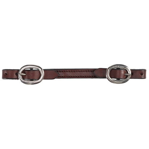 Fort Worth® Flat Curb Strap – Brown 1/2"