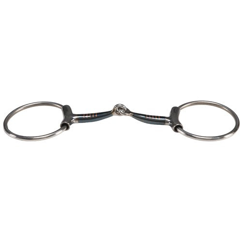 Fort Worth Blue Sweet Iron with Copper Inlays Loose Ring Eggbutt Snaffle