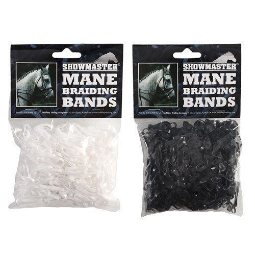Showmaster Silicone Braiding Bands – 500 Pack
