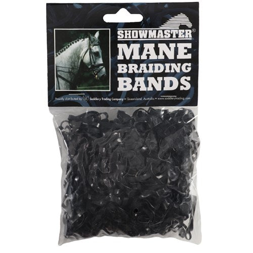 Showmaster Silicone Braiding Bands – 500 Pack