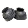 Ribbed Bell Boots - Black