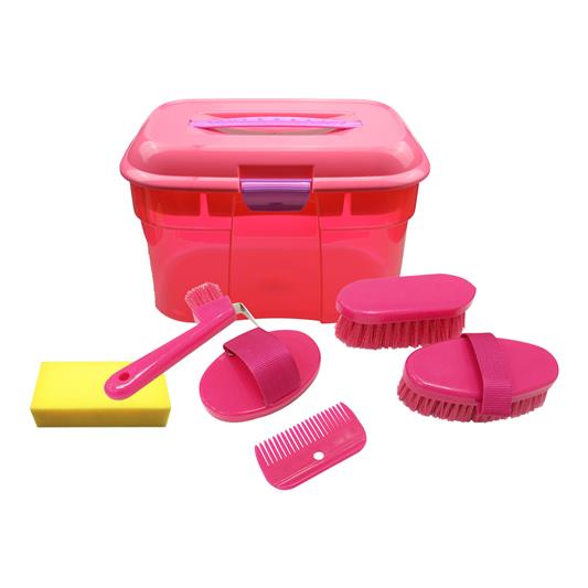 Eureka Colourful Grooming Box in Rose Pink