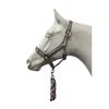 Halter & Lead set Grey, Lavender & White