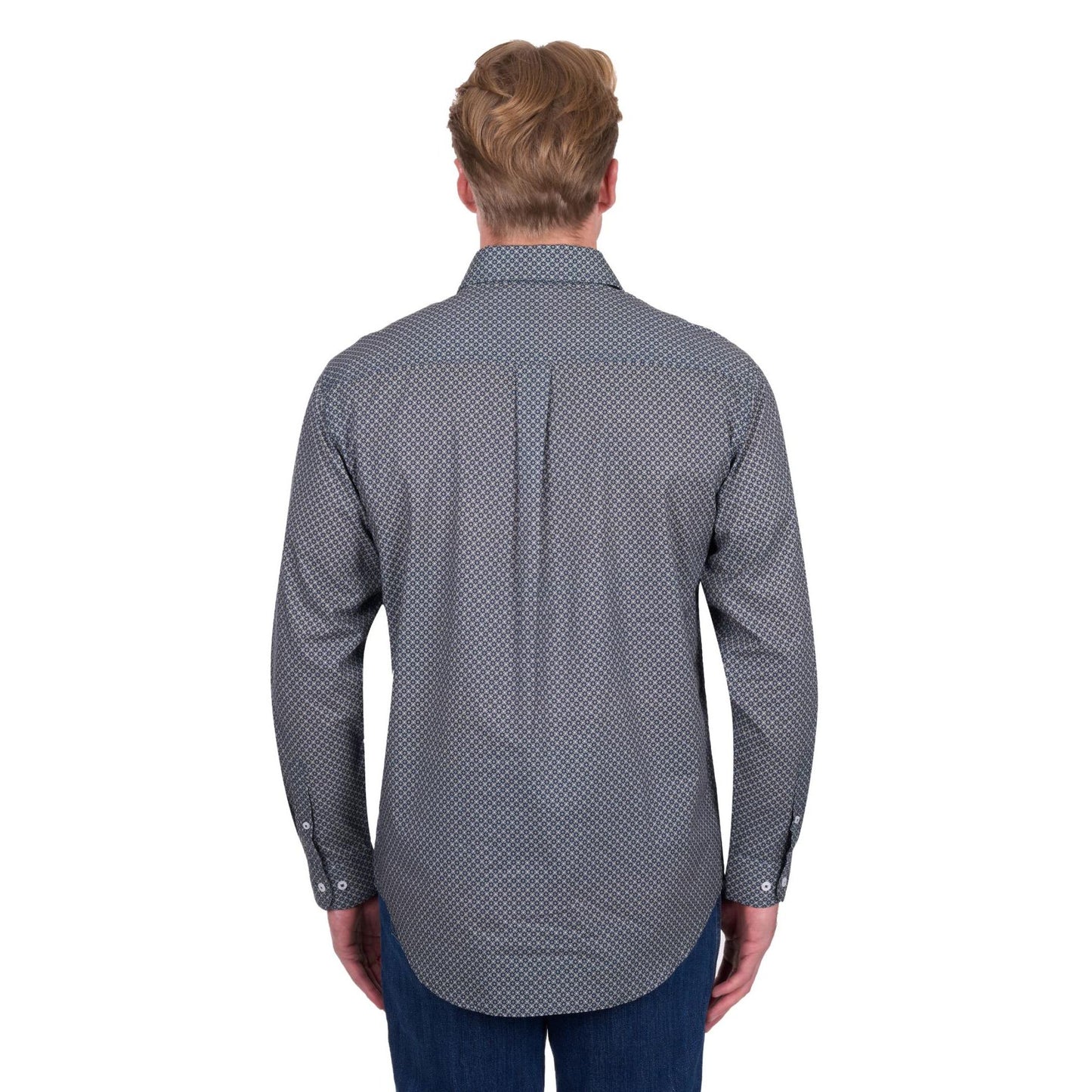 Hard Slog Men’s Tomson Half Placket Long Sleeve Shirt