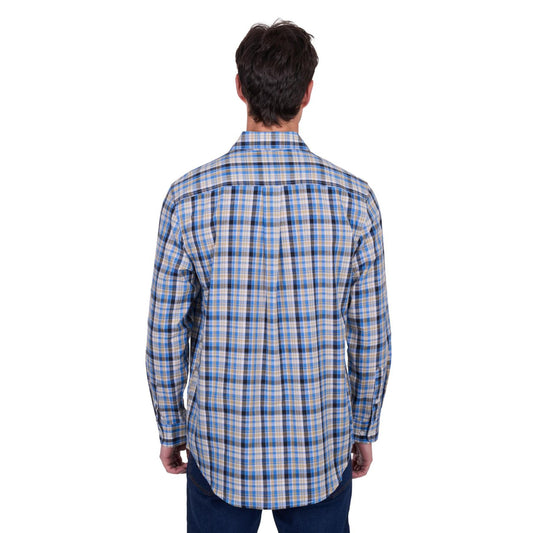 Hard Slog Men’s Gibson Half Placket Long Sleeve Shirt