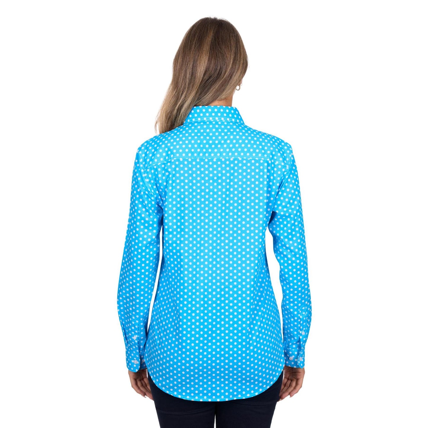 Hard Slog Women’s Sia Half Placket Long Sleeve Shirt