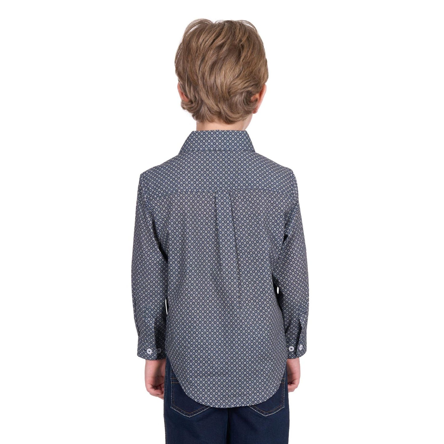 Hard Slog Kid’s Tomson Half Placket Long Sleeve Shirt