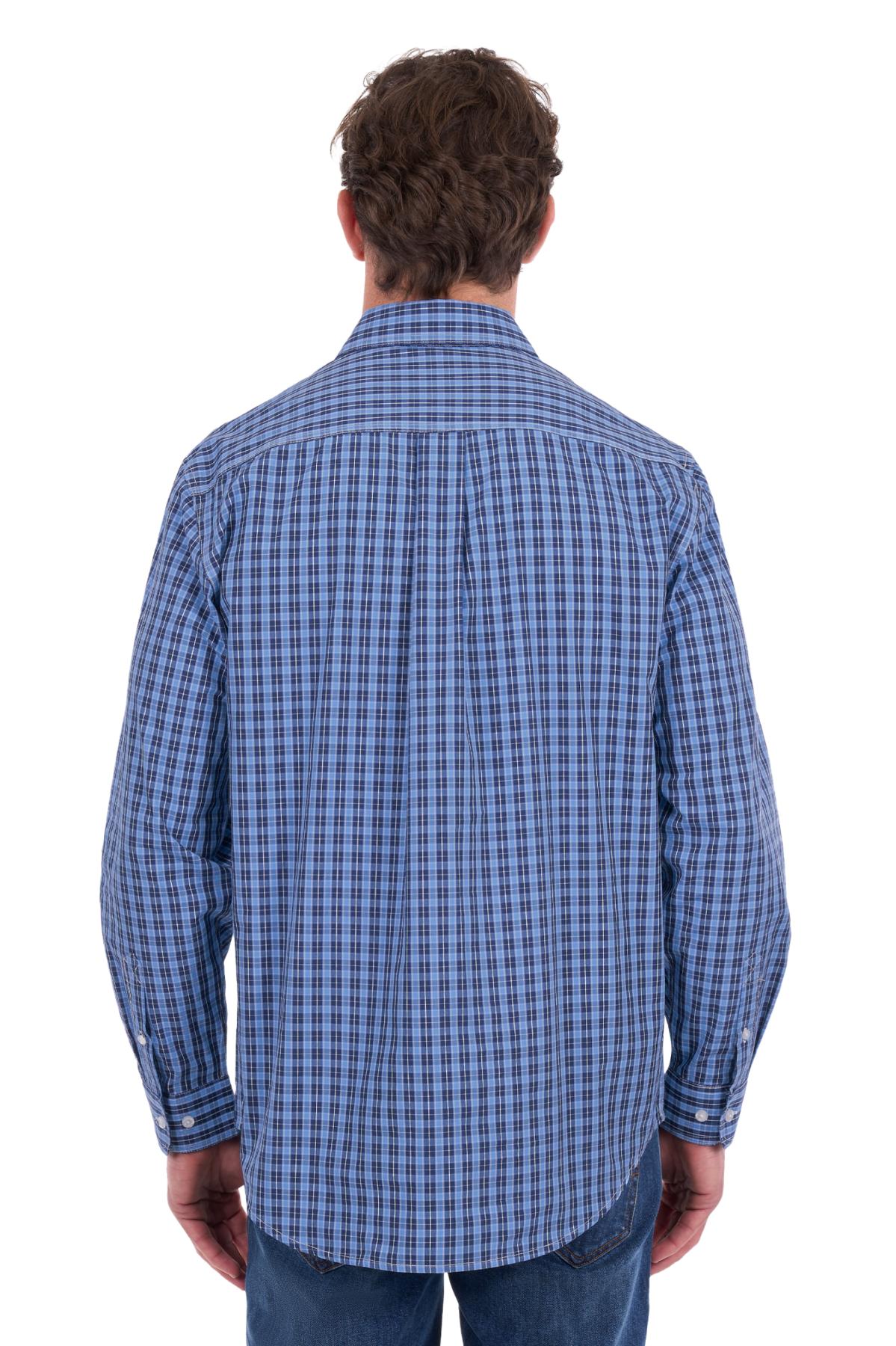 Hard Slog Men’s Wyatt Half Placket Long Sleeve Shirt