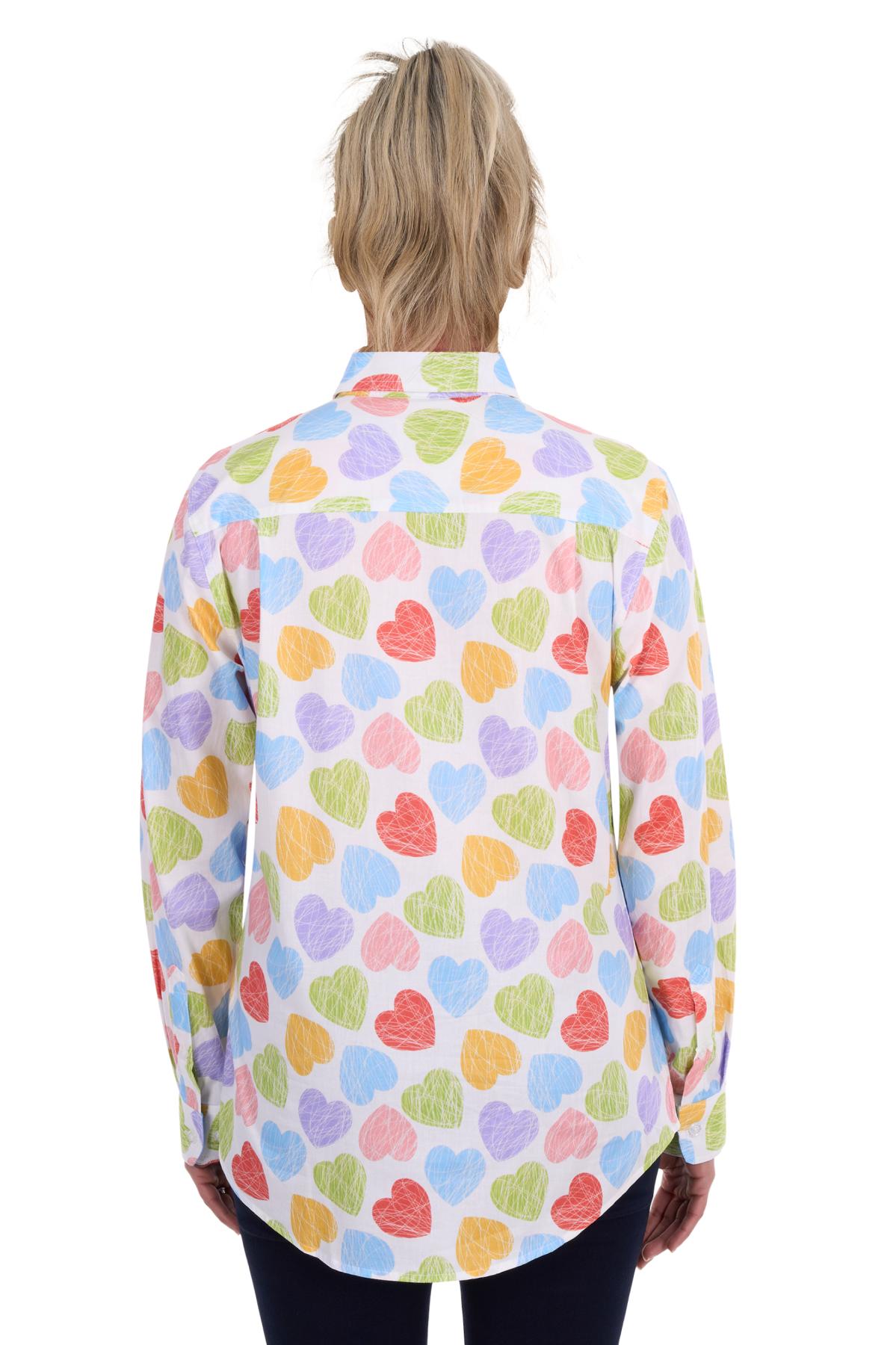Hard Slog Women’s Polly Half Placket Long Sleeve Shirt