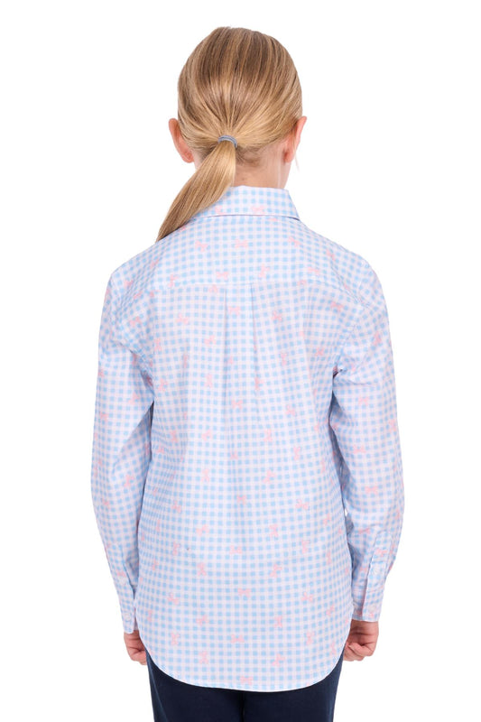 Hard Slog Kid’s Lillia Half Placket Long Sleeve Shirt