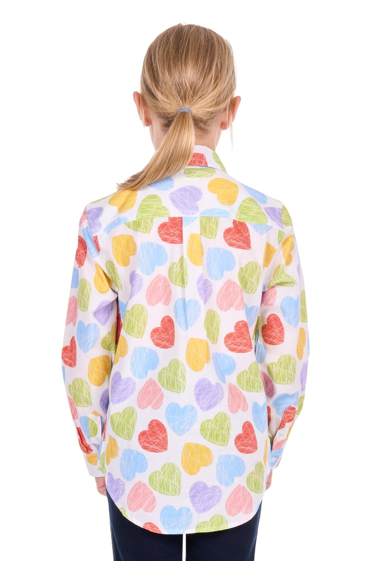 Hard Slog Kid’s Polly Half Placket Long Sleeve Shirt