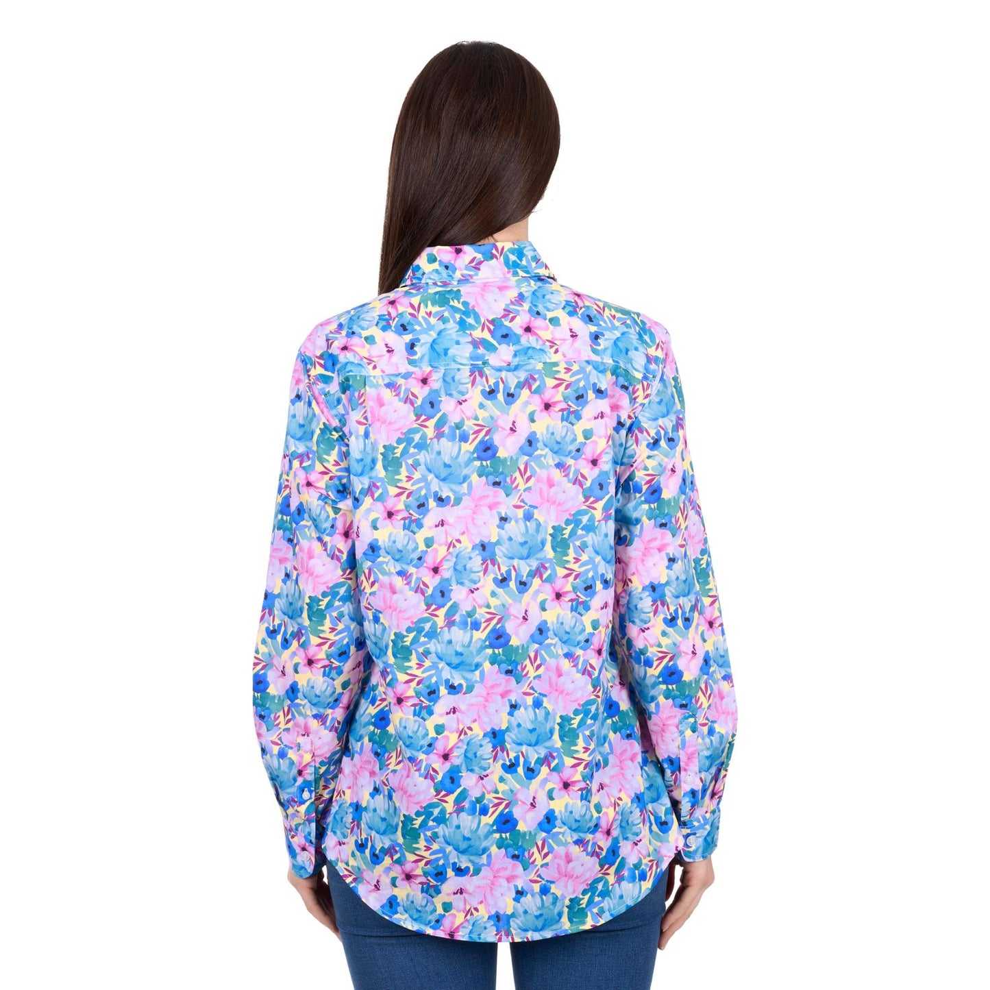 Hard Slog Women's Trixie Half Placket Long Sleeve Shirt
