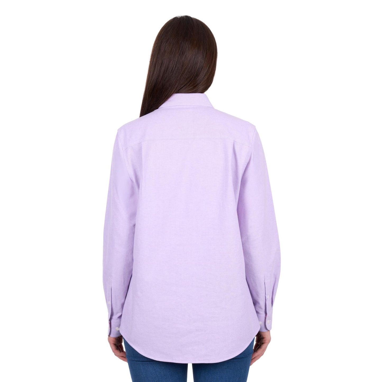 Women’s Ginny Half Placket Long Sleeve Shirt - Lavender