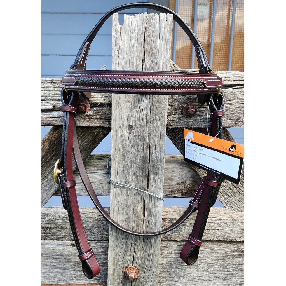 Toprail Contrast Thin Plait Browband