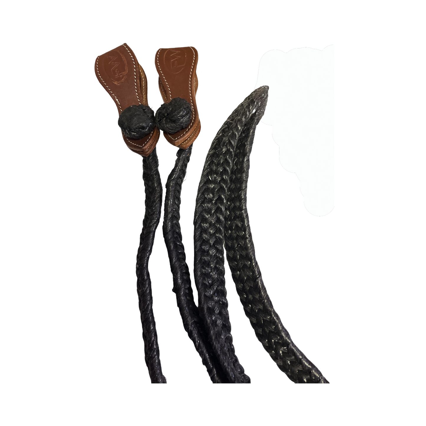 Blackie's Rein's - Poly with Slobber Straps