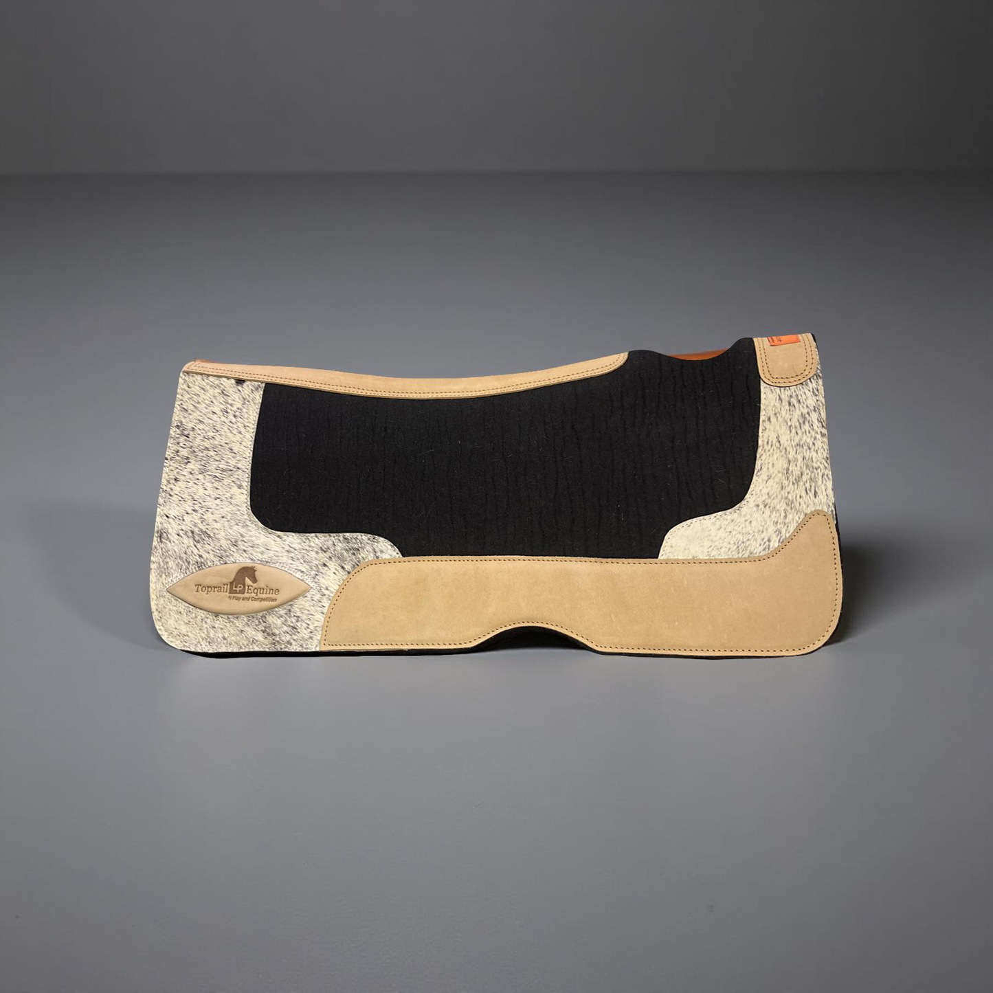 Toprail Equine – "THE RUSTLER" Contoured Hair on Hide Pad