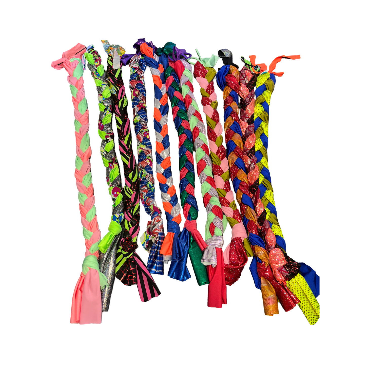 Lycra Plait-In Tail Bags – Assorted Colours