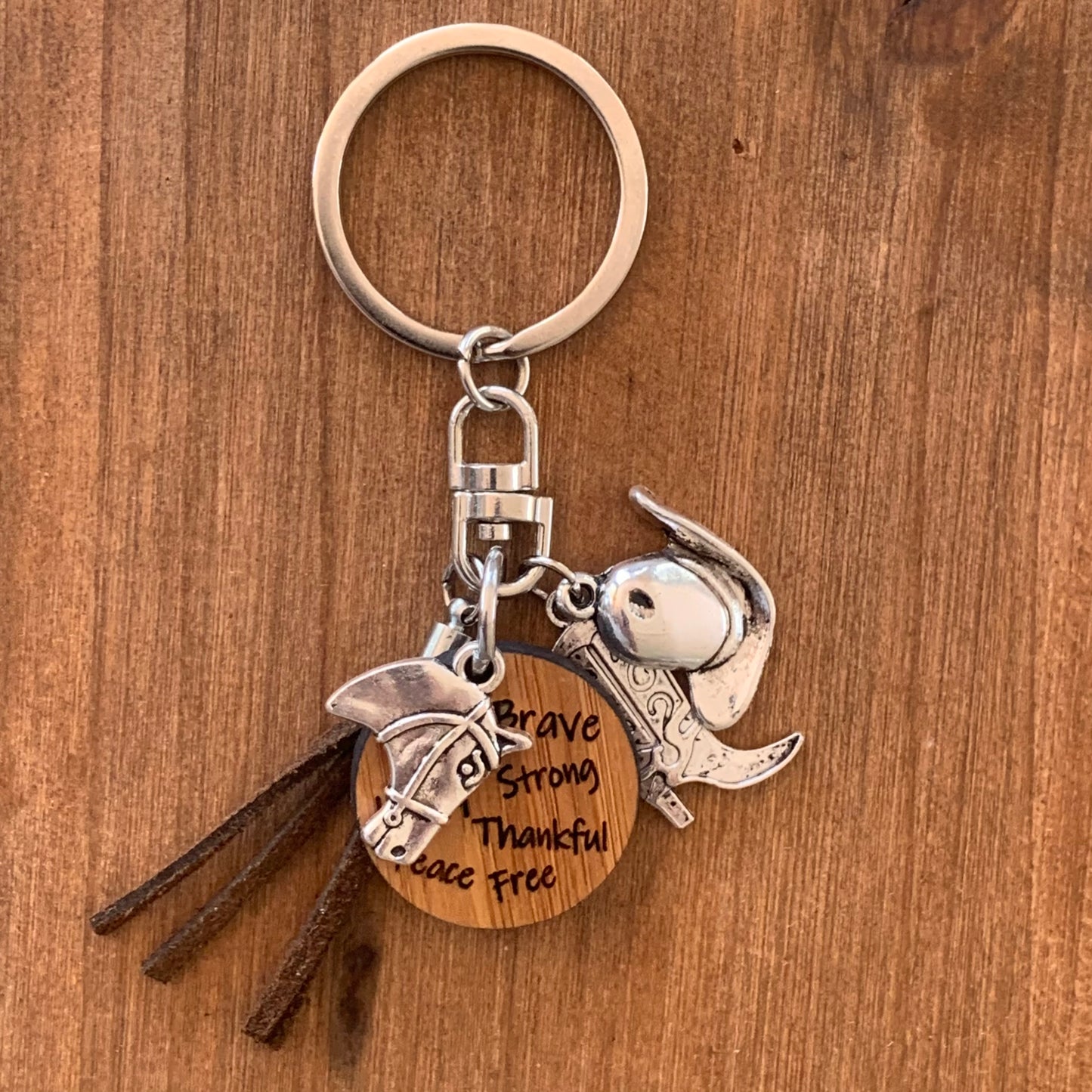 Horse Charm Keyring