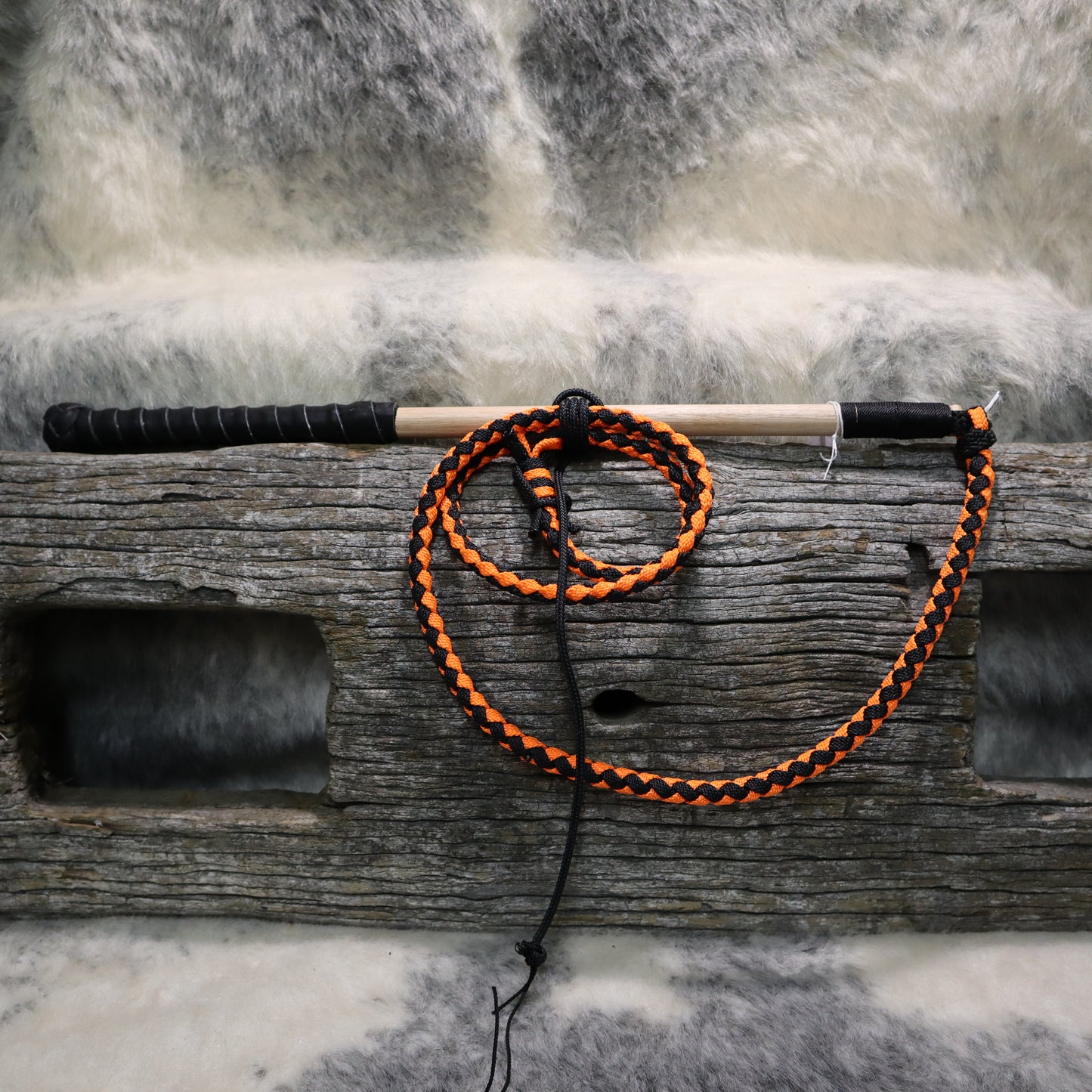 Nylon Kids Whip - Orange / Black