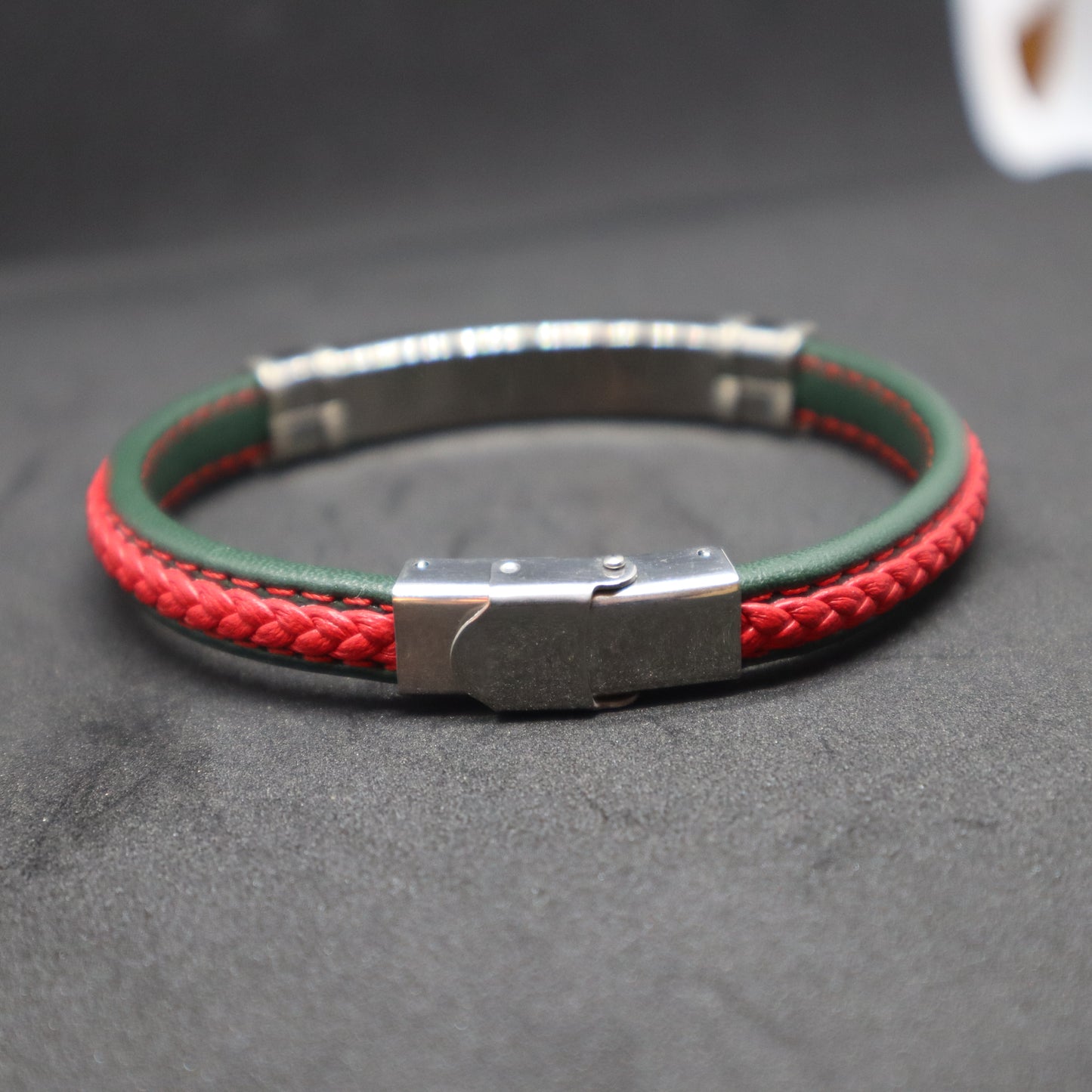 Men's Stitched and Plaited Bracelet