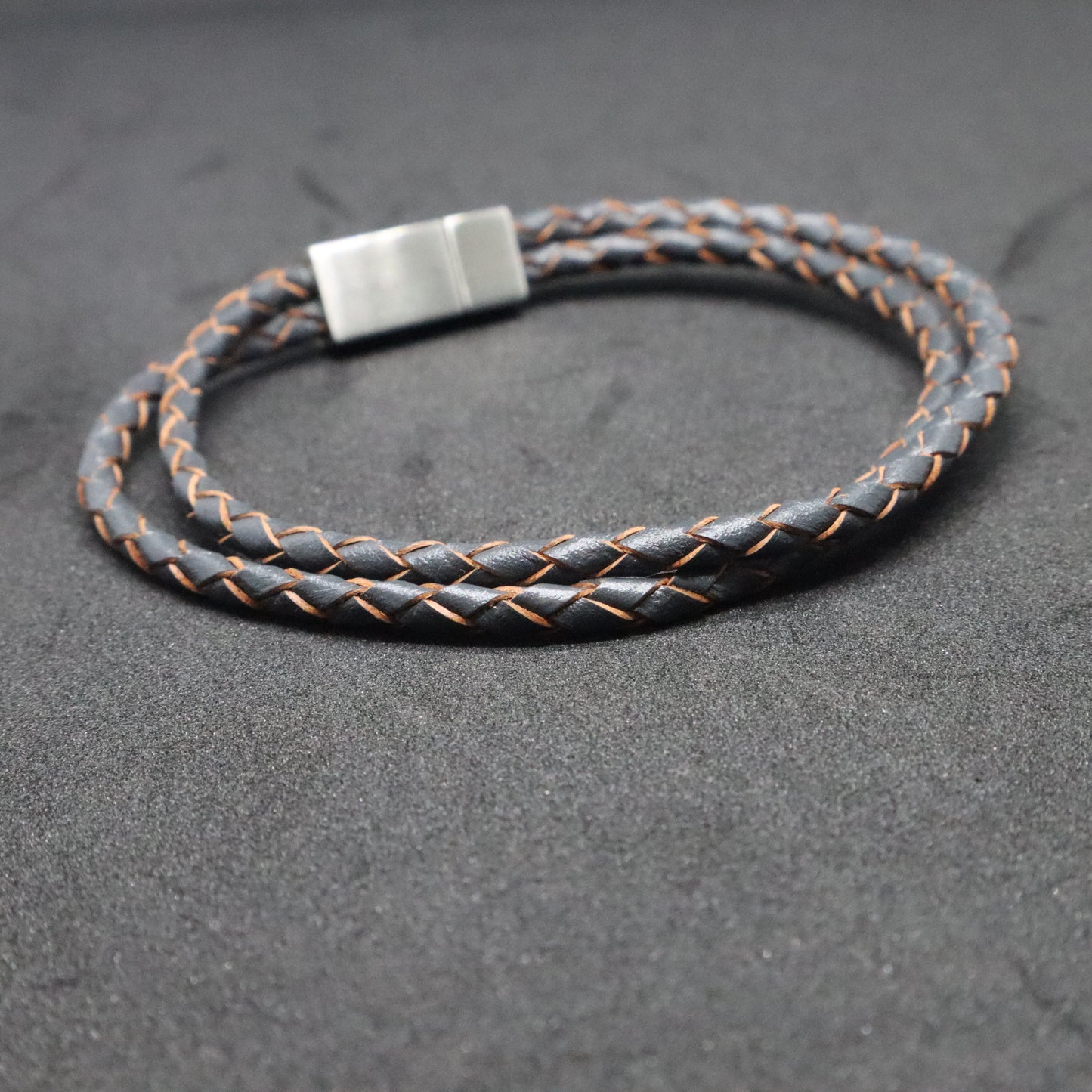 Men's Double Leather Bracelet