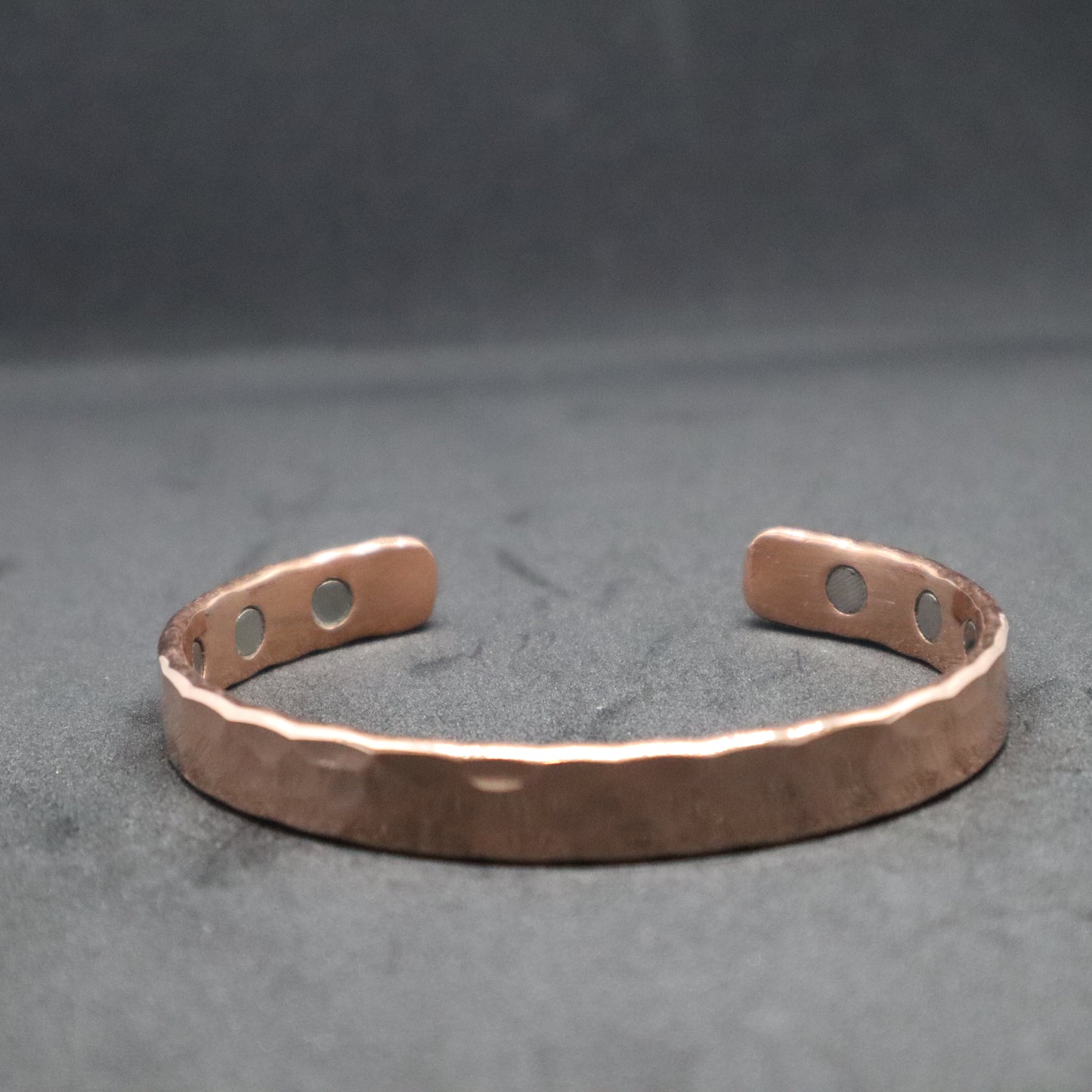 Hammered Copper Magnetic Therapy Bracelet
