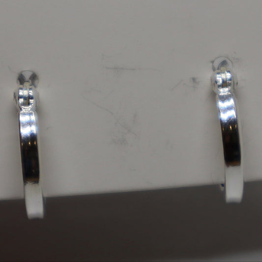 Small Sterling Silver Huggies