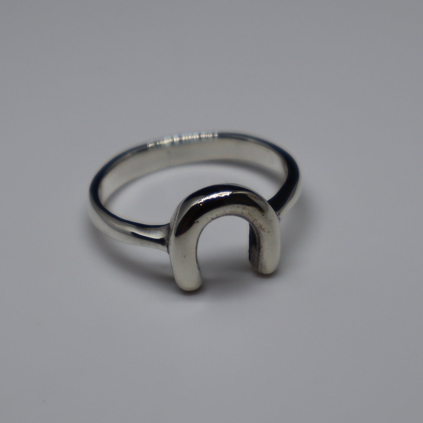Horseshoe Sterling Silver Ring
