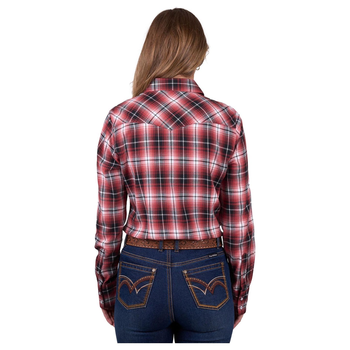 Pure Western - Women’s Joyce Check Western Long Sleeve Shirt