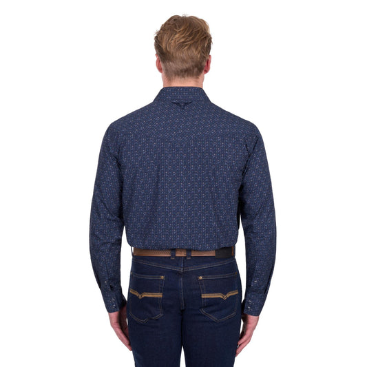 Pure Western Men’s Marc Print Western Long Sleeve Shirt