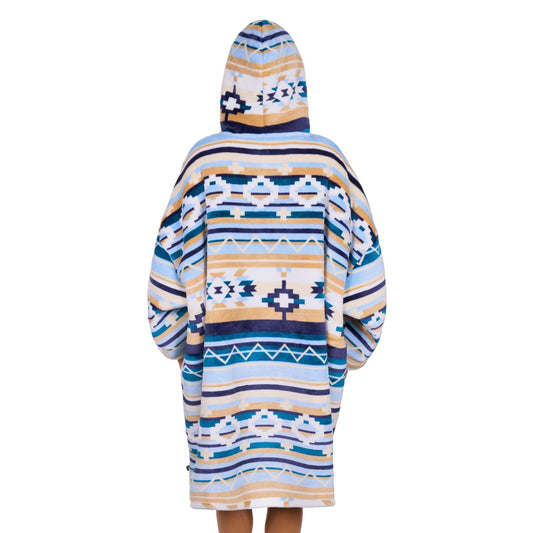 Pure Western Adult’s Aztec Print Snuggle Hoodie – One Size