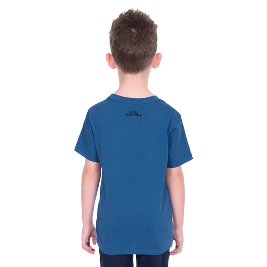 Pure Western Boys Rodeo Short Sleeve Tee – Denim