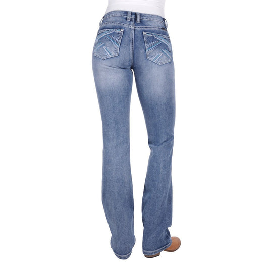 Pure Western - 36" leg - Women’s Criss Cross Relaxed Rider Jean