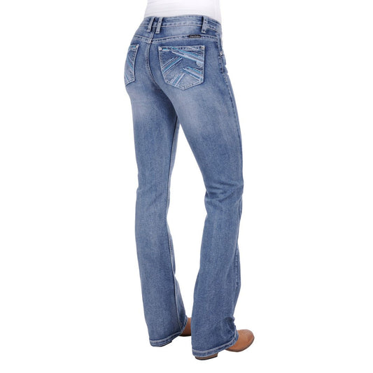 Pure Western - 36" leg - Women’s Criss Cross Relaxed Rider Jean