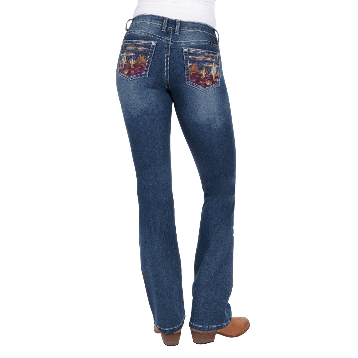 Pure Western Women’s Madeleine Boot Cut Jean – 34” Leg