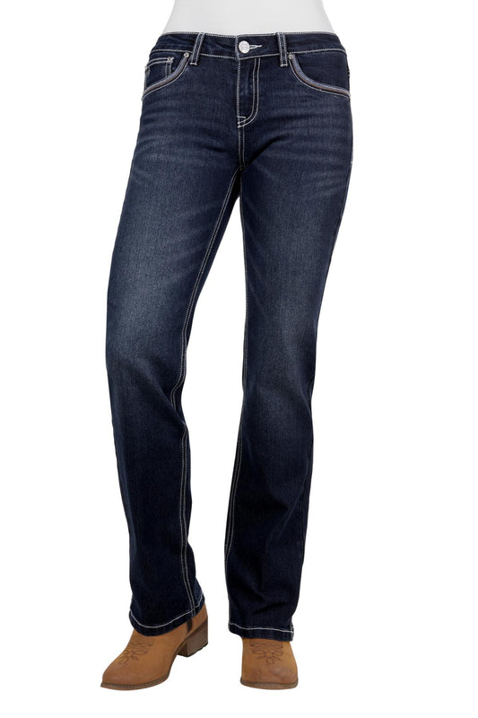 Pure Western 32" Leg - Women's Mia Straight Leg Jean