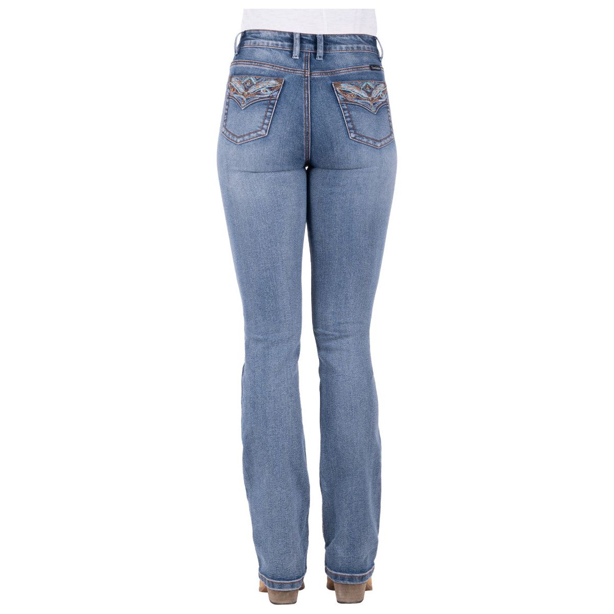 Pure Western - Nina Hi Rise Boot Cut Jeans - 34" Leg