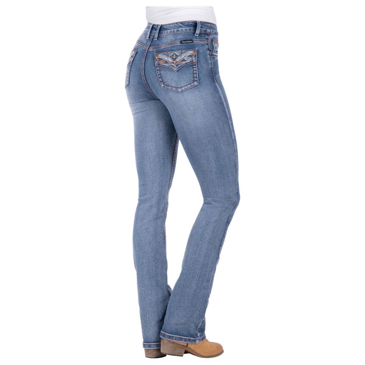 Pure Western - Nina Hi Rise Boot Cut Jeans - 34" Leg