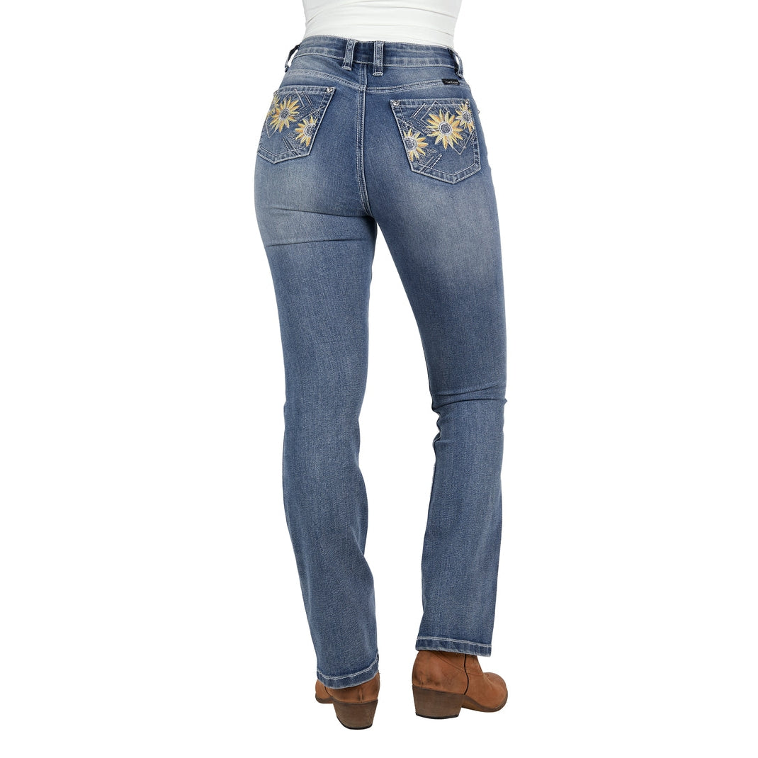 Pure Western Women's Amy High Rise Boot Cut Jean – 32" Leg