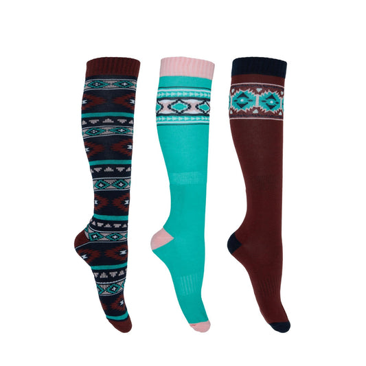 Pure Western Riding Socks – 3 Pack