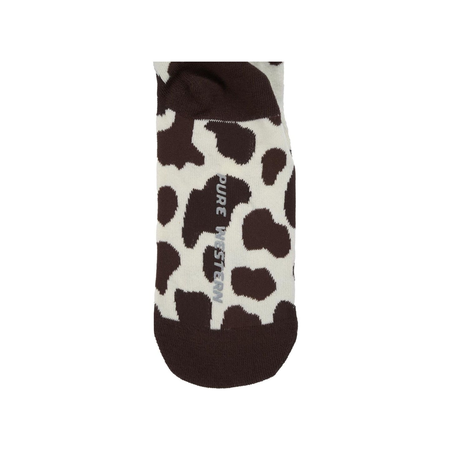 Pure Western - Black/Tan Adult Crew Socks (Twin Pack)